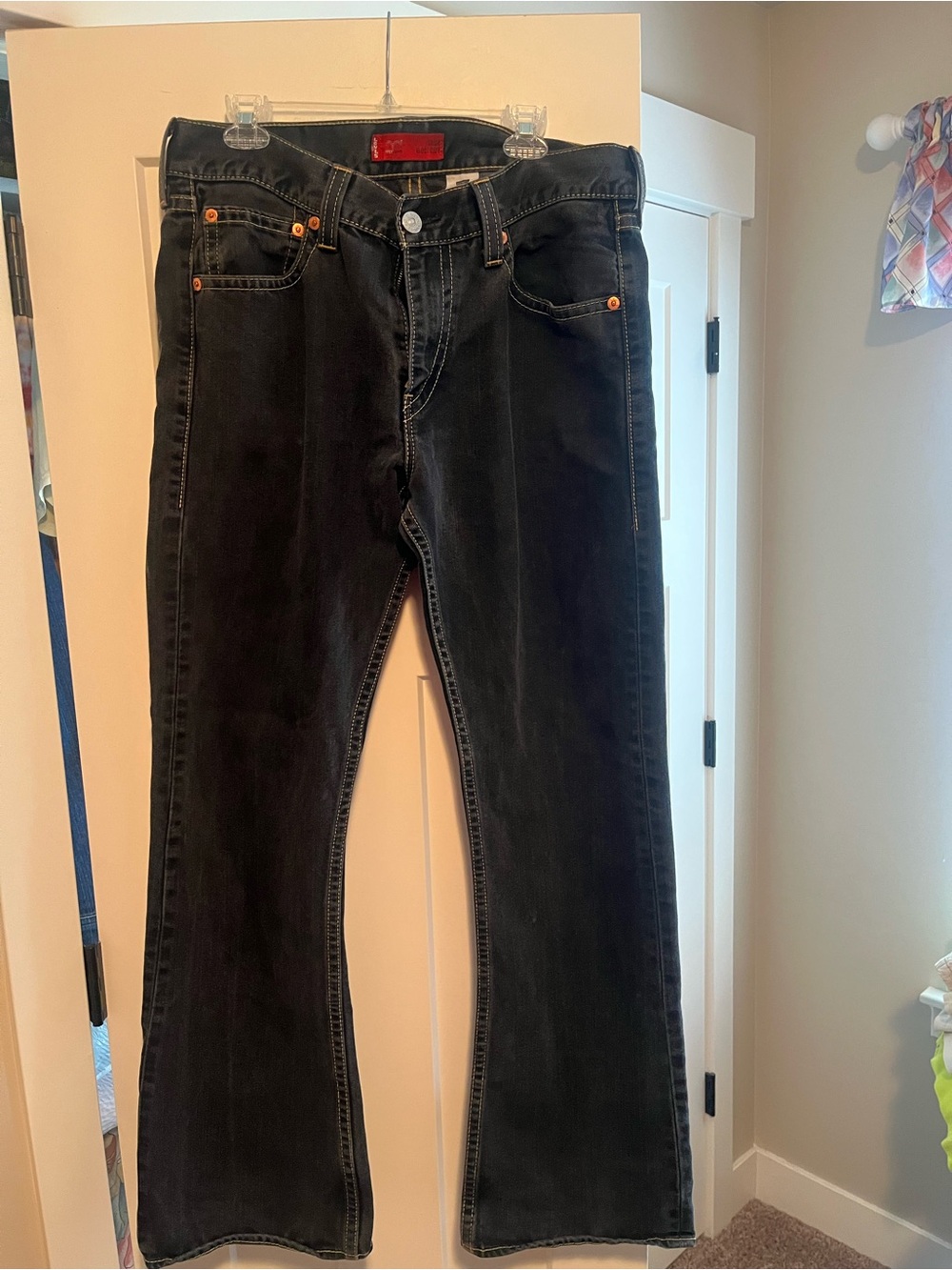 Men’s Levi’s Type 1 Vintage True Boot Cut Black Jeans -